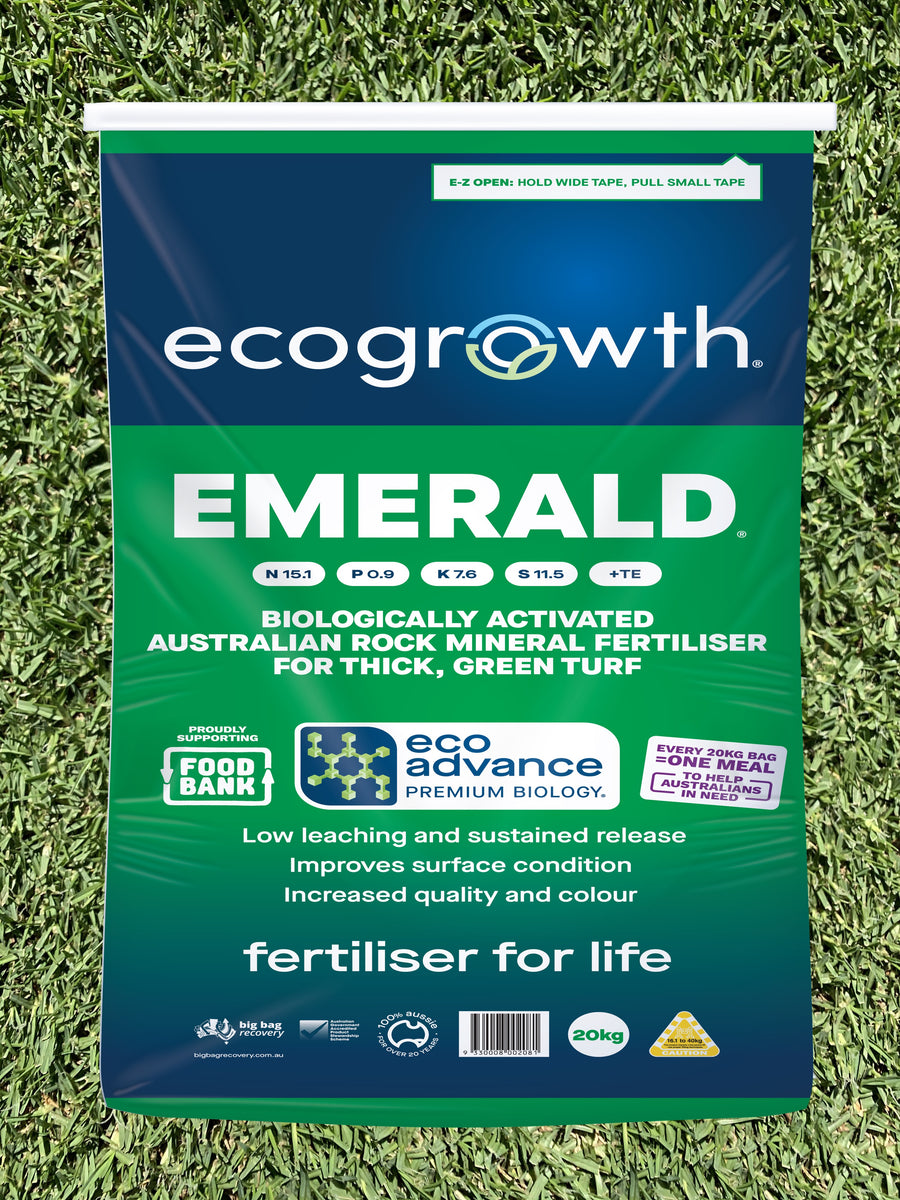 Eco Growth Eco Prime Emerald 20kg Ralphy's Lawn and Garden Supplies