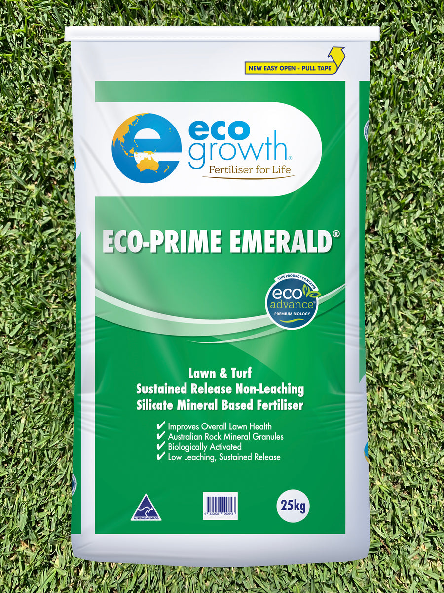 Eco Growth Eco Prime Emerald 25kg Ralphy's Lawn and Garden Supplies