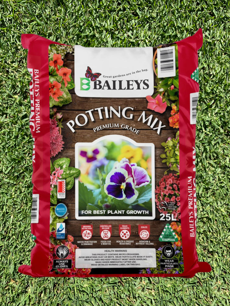 Baileys Premium Potting Mix 25L Ralphy's Lawn and Garden Supplies